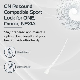 GN Resound Compatible Sport Lock for ONE/Omnia/NEXI - Low