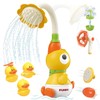 Baby Bath Toy, Water Fountain with Rotating Duck, Shower Sprayer,