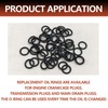Pleoos Oil Drain Plug - 50pcs Nitrile Rubber O-Ring Set,