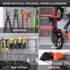 Slatwall Panel Garage Wall Organizer Heavy Duty Wall Mounted, PVC