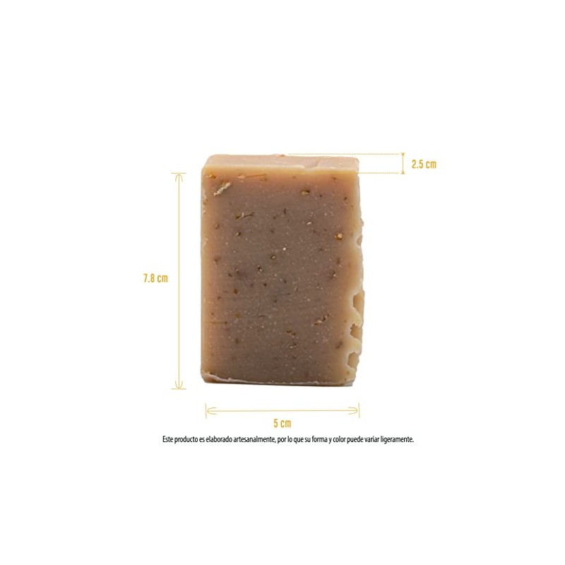 Jabón Artesanal Natural Miel y Avena 100 g Bam Boo!