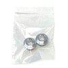 Team Dogz 10mm Scooter Wheel Bearing Spacers (Pair) - Silver