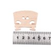 Dilwe 5Pcs Violin Bridges, Maple Wood Violin Bridges for 4/4