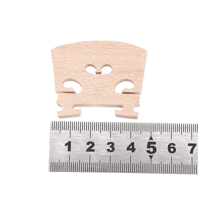 Dilwe 5Pcs Violin Bridges, Maple Wood Violin Bridges for 4/4