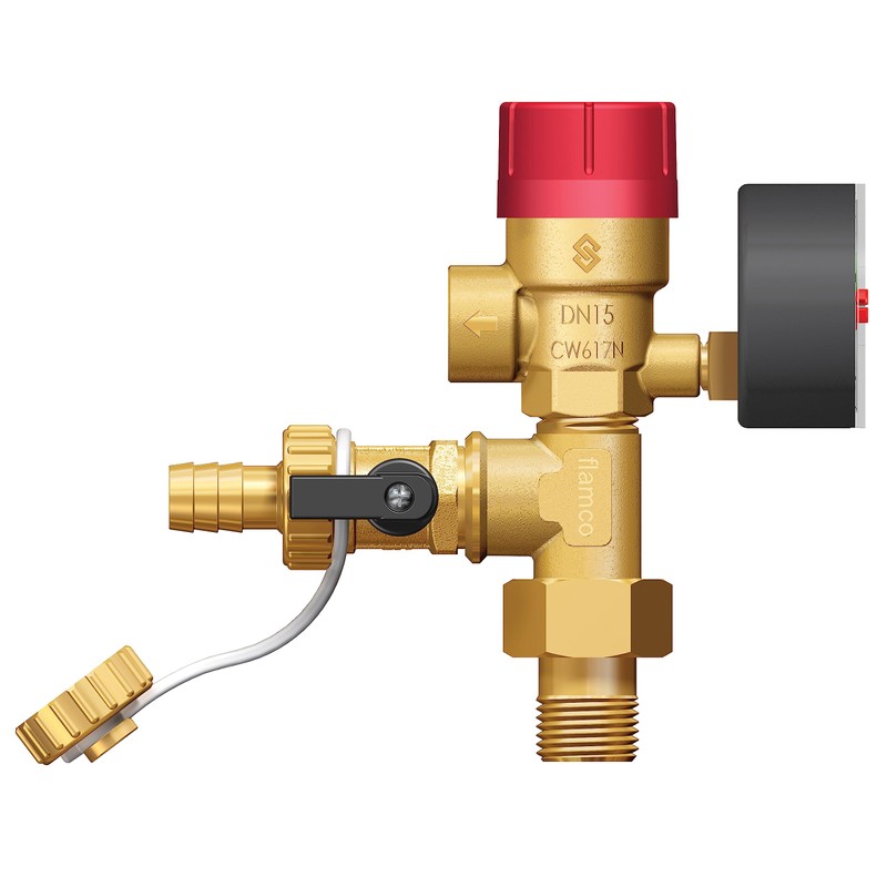 Flamco Prescofiller - Heating System Refill Device with Safety Valve