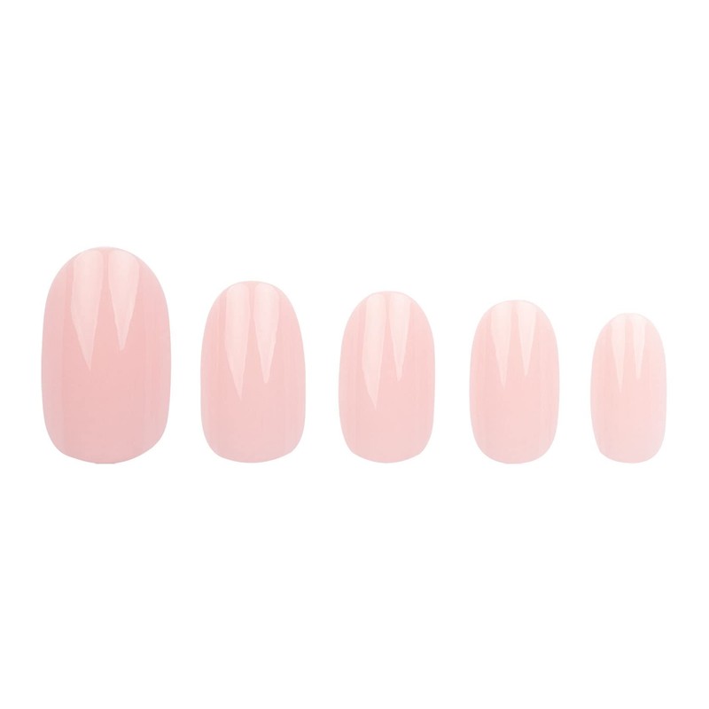 Invogue Oval Shape False 28 Nails Baby Pink 25g