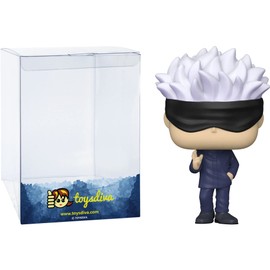 Satoru Gojo: P o p ! Animation Vinyl Figurine Bundle with 1 Compatible 'ToysDiva' Graphic Protector (1114-61357 - B)