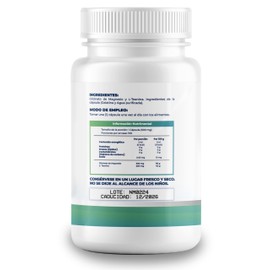 L- Teanina con Magnesio (Glicinato de Magnesio) - 500mg por cápsula - 100 cápsulas- L-Theanine & Glycinate