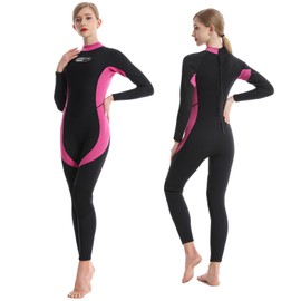 Wetsuit for Men Women, 3MM Shorty/FullWetsuit Neoprene Mens Womens Wetsuit Full Body in Cold Water Keep Warm for Diving Surfing Snorkeling Kayaking