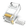 Cat6 Connector RJ45 Connectors 100pcs UTP 8P8C RJ45 2 Pieces