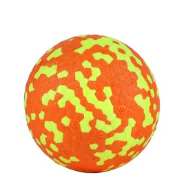 FONPOO Super Stretchy Dog Ball, Dog Toy Indestructible with the Latest Materials, Interactive Water Toy for Small and Medium Dogs (Orange 1)