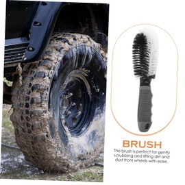 Alipis Car Wheel Hub Cleaning Brush Multi Functional Tire Brush for Wheels Rims and Hub Durable Design Efficient Dirt Removal Tool for Automotive Care