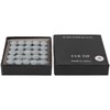 9.5-11 mm Medium Hard Cue Tips - 50 Pieces Leather