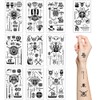 Pirate Temporary Tattoo for Kids,10 Sheets Pirate Skull Themed Tattoo