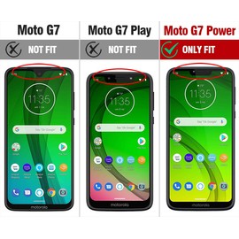 Moto G7 Power Case, Moto G7 Supra Case, Moto G7 Optimo Maxx Case, Poetic Full-Body Heavy Duty Rugged Case, Built-in Screen Protector, Shockproof Defender Case,DO NOT FIT Moto G7 / Moto G7 Play, Pink