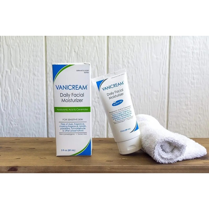 Vanicream Crema Hidratante Facial Ácido Hialurónico Piel Sensible 89ml
