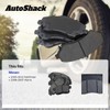 AutoShack 8pcs Front and Rear Performance Ceramic Brake Pad Set