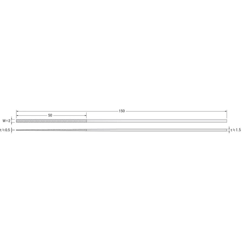 Argo File Japan DTF3009 Tapered Diamond File #600 Hobby Tool