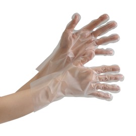 Midori Anzen Velte 571 Polyethylene Dispo Gloves, Clear, 200 Count