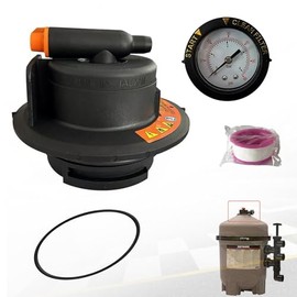 NBWIYQP DEX2420MAR2 Manual Air Relief Assembly, Compatible with Pro Grid De Swimclear and Swim Clear Cartridge Filters with Teflon Tape and O-Ring, 2420MAR2 Air Relief Valve