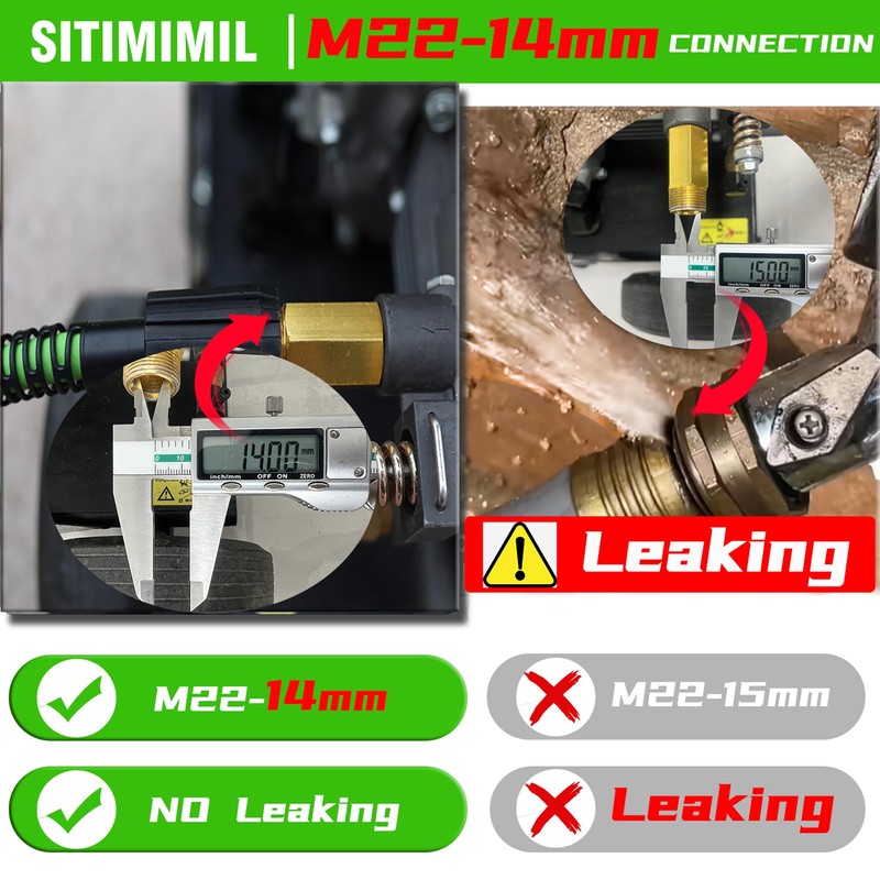 SITIMIMIL® Pressure Washer Hose 100 FT 1/4" 3100 PSI, Kink