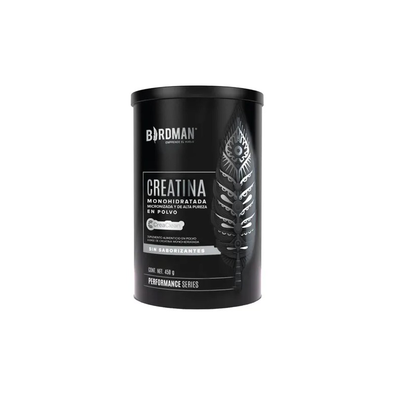 Creatina Monohidratada Pura 2 Botes De 450g 180 Serv Birdman
