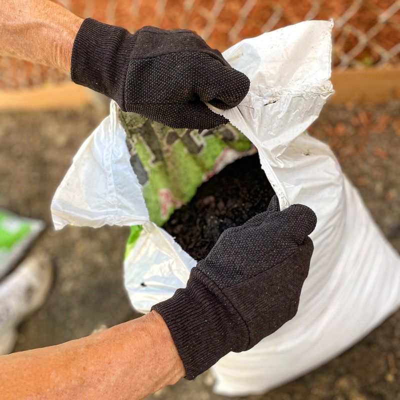 WELLS LAMONT Jersey Cotton Blend Work and Gardening Gloves with