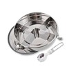 Life Without Plastic Round Stainless Steel Airtight Take-Out Container with