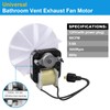 Siasky Universal Bathroom Vent Exhaust Fan Motor Replacement Motors Kit,