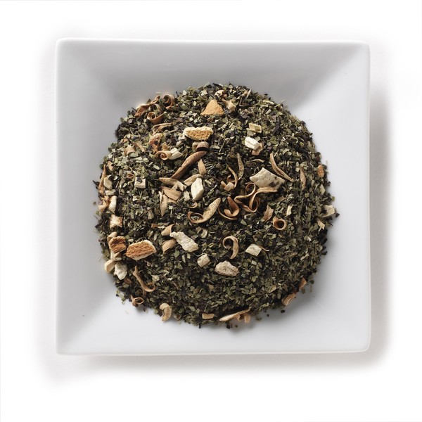 Mahamosa Sweet and Smoky Orange Mate Tea 2 oz - Loose Leaf Yerba Mate Herbal Tea Blend (with green and roasted mate, licorice root, orange peels and blossoms, natural flavoring)