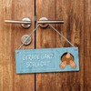 Gerade ganz schlecht – Kannst reinkommen Reversible Sign with Cute