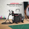 VIVOHOME Airbrush Kit with Dual Fan Air Compressor and 3