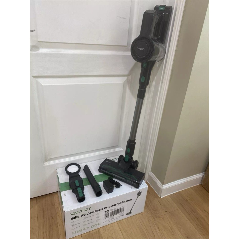 VAOTIDY V9 Cordless Vacuum Cleaner, 30Kpa Powerful Suction with Brushless