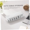 Gadpiparty Cable Management Box Durable Cord Storage Case for Home