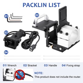 YUCHENGTECH 2 in 1 Invisible Fastener Slotting Bracket Router Mortising Jig Mortise and Tenon Jig for Router Woodworking Slotting Locator for Woodworking Furniture Splicing