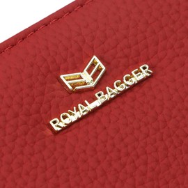 Royal Bagger RFID Short Wallets for Women Genuine Leather Multi-card Slots Card Holder Casual Coin Purse Bifold Wallet 2133 (Sea Blue)