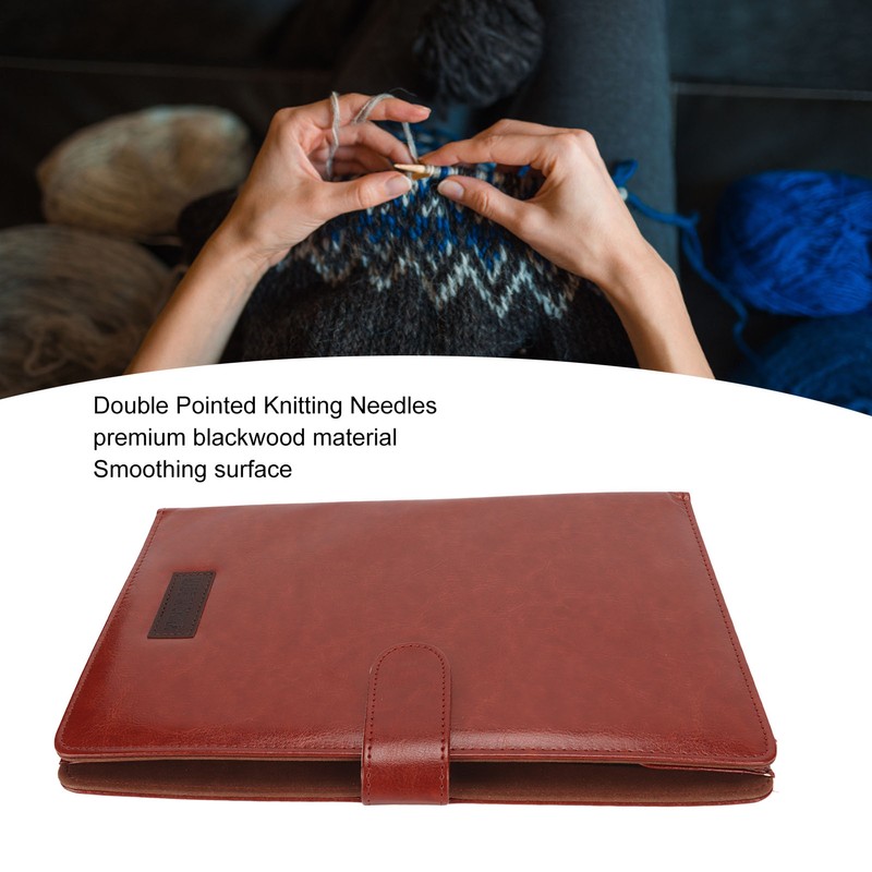50Pcs Wood Knitting Needle Double Pointed Finely Polished Smoothing Knitting
