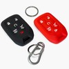 2-Pack Click&Fit Silicone Key Fob Covers Compatible with Chevy Suburban