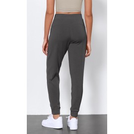 ODODOS Women's Modal Soft Jogger Pants with Pockets Adjustable Shockcord High Waist Sweatpants Casual Lounge Pants, Charcoal, Medium