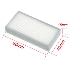 INF Spare Parts Accessories for iLife V5S/V5S Pro/V50/V5/X5/V3S/V3S Pro/V3L, Vacuum Replacement Accessory Set, 4 x Filter, 5 x Side Brush