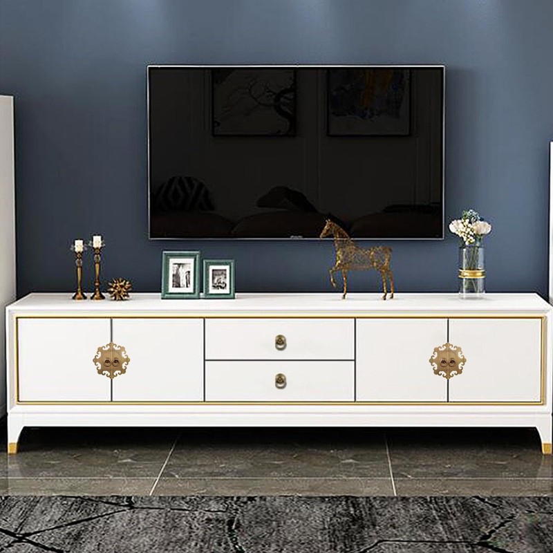 Mgoodoo Antique Knobs & Handles Furniture Brass Hardware, Cabinet Face