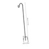 BESPORTBLE 2Pcs Garden Shepherd Hooks Multi Function Lantern Hangers Durable