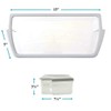 Door Shelf Bin Compatible with Whirlpool BRS71ABANA01, WRS325FNAW00, ED5SHAMXT10, ED22RFXFW04,