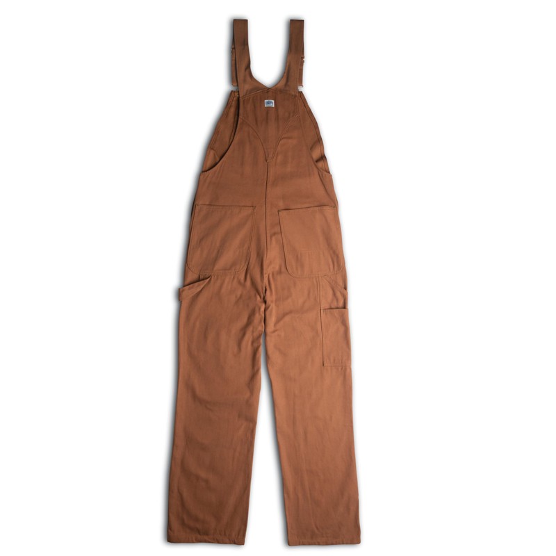 Liberty Men's Duck Bib Overall, Pecan, 46x32