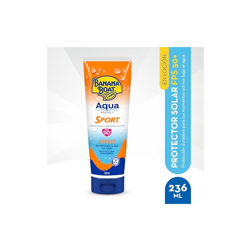 Banana Boat, Protector Solar Aqua Protect Sport 50+ FPS 236