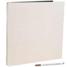 ROROUP Photo Albums, Extra Large Capacity Family Wedding Picture Albums Photo Book, Magnetic Self-stick Photos Hand Made DIY Albums, Memory Book Holds 3x5, 4x6, 5x7, 6x8, 8x10 Inch Photos (Cream)