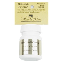 Wood Is Good WD402 Strop Abrasive Powder, 1oz, White