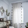 Deeprove Boho Curtains 96 Inches Long, White Cream Cotton and