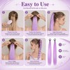 THEMIS HAIR Braid Ponytail Extension 2 Pack 26 Inch Rose