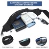 Large Crossbody Fanny Pack for Women and Men, Waist Pack